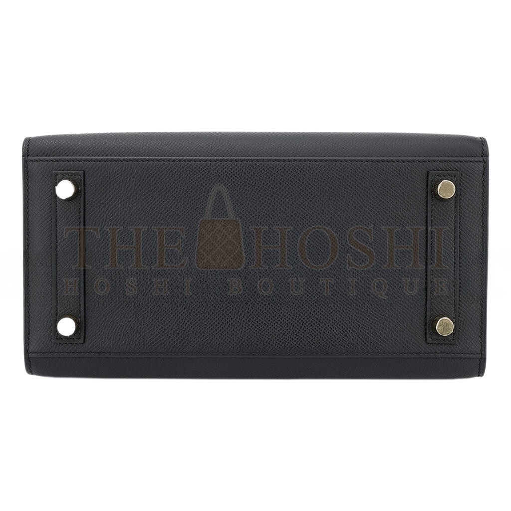 H**me5 BIRKIN 40 89 NOIR BLACK EPSOM LEATHER GOLD BUCKLE BAG 454077 (40*30*21cm) Master Quality